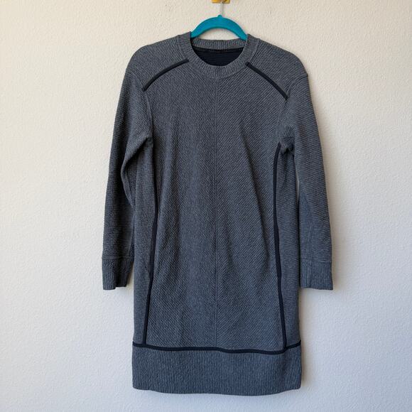 Lululemon On Repeat Dress in Heathered Core Dark Grey - Picture 2 of 6